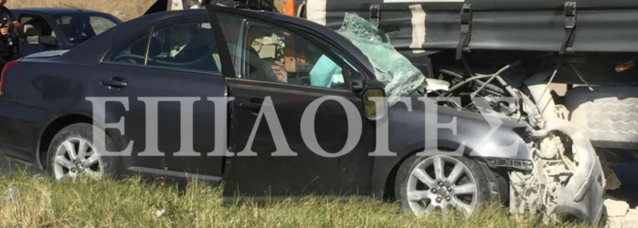 Θρήνος στις Σέρρες: Ι.Χ. σφηνώθηκε κάτω από νταλίκα – Νεκρός ο οδηγός