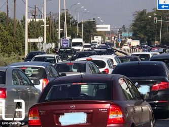 “Φράκαρε” η ανατολική Θεσσαλονίκη – Κυκλοφοριακό κομφούζιο (ΦΩΤΟ)