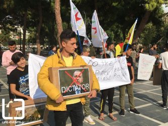 Θεσσαλονίκη: Διαμαρτυρία Κούρδων για την εισβολή στη Συρία (ΒΙΝΤΕΟ & ΦΩΤΟ)