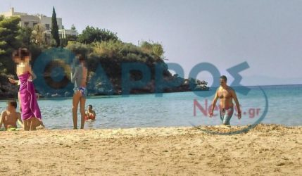 Στιγμές χαλάρωσης για τον Κυριάκο Μητσοτάκη