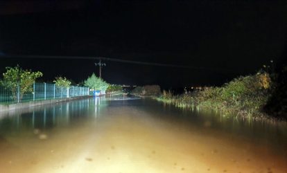 Καιρός: 78 χιλιοστά βροχής σε 3,5 ώρες στον Λαγκαδά