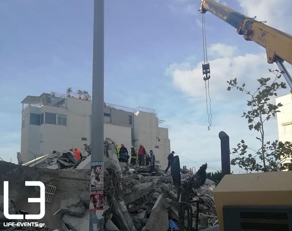 alvania albania dyrraxio seismos halasmata xalasmata poli
