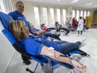 Εθελοντική αιμοδοσία στο δημαρχείο της Θεσσαλονίκης