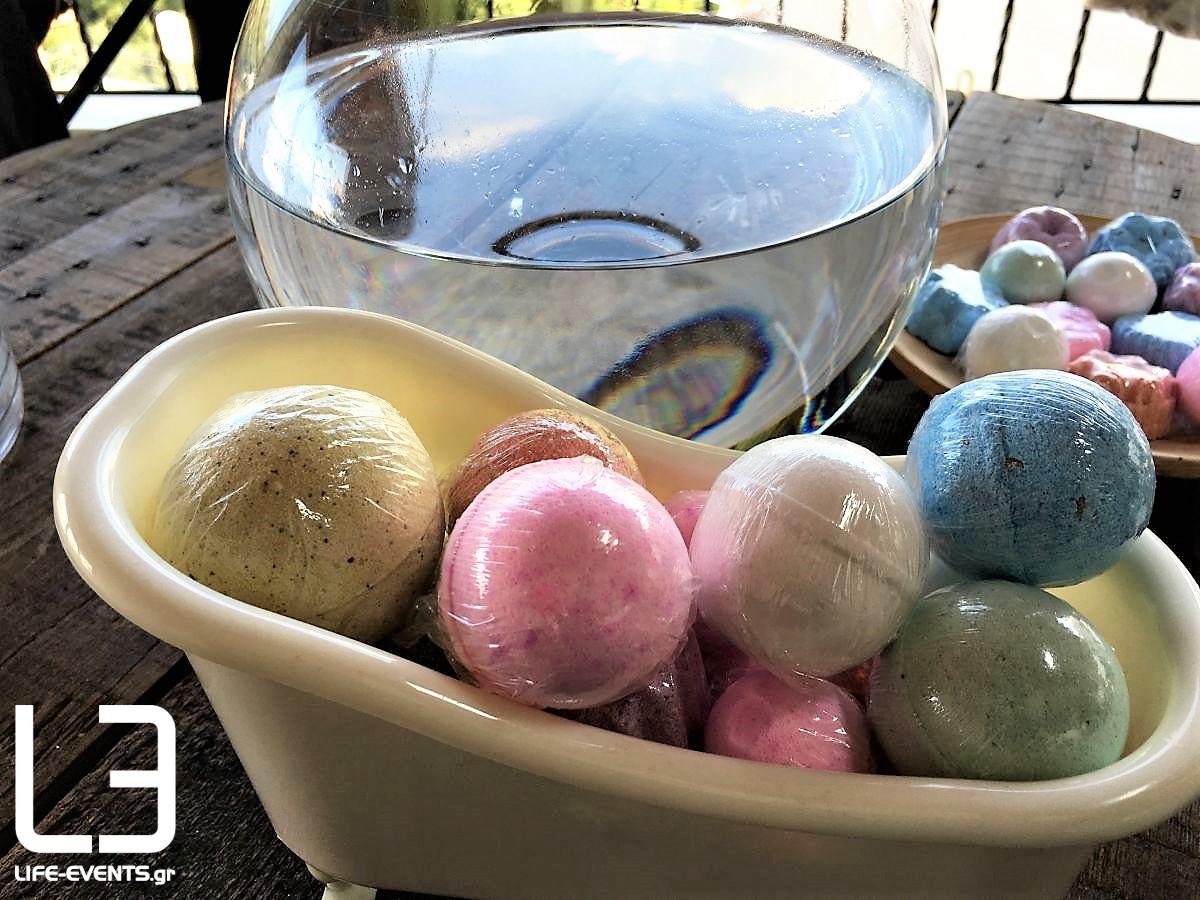 diy bath bombs mpales oxygonou mpanio home spa spiti peripoiisi βόμβες οξυγόνου χειροποίητα χειροποίητες κατασκευές μπάνιο σπα δώρα dora