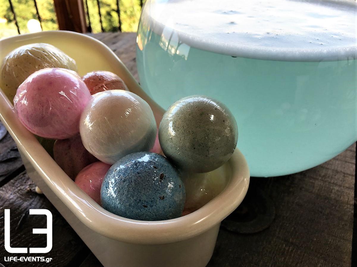 diy bath bombs mpales oxygonou mpanio home spa spiti peripoiisi βόμβες οξυγόνου χειροποίητα χειροποίητες κατασκευές μπάνιο σπα δώρα dora