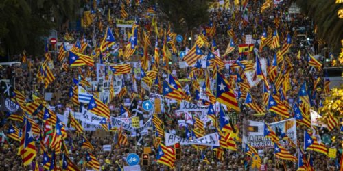 Ισπανία: Στους δρόμους οι υπέρμαχοι της Ανεξαρτησίας της Καταλονίας