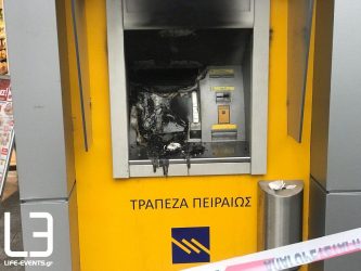 Θεσσαλονίκη: Πάνω από 60.000 ευρώ η λεία από τη διάρρηξη ΑΤΜ