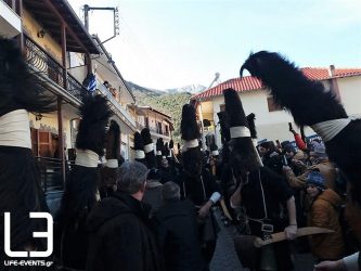Αναβίωσε το πανάρχαιο έθιμο των Αράπηδων στη Νικήσιανη του Δήμου Παγγαίου (BINTEO & ΦΩΤΟ)