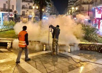 Θεσσαλονίκη: Επιχείρηση καθαρή πόλη σε Αριστοτέλους και Γούναρη (ΦΩΤΟ)