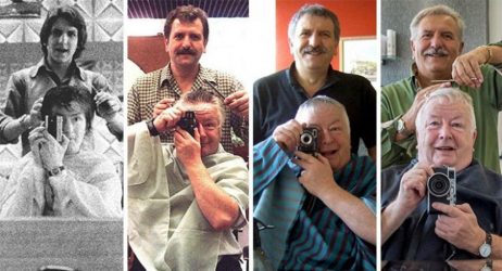 Φωτογραφίζεται με τον κουρέα του, εδώ και 50 χρόνια (ΒΙΝΤΕΟ)