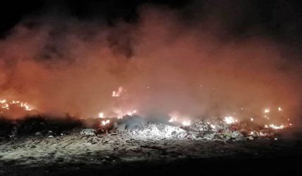 Μεγάλη φωτιά στη Γεωργιανή Καβάλας (ΦΩΤΟ)