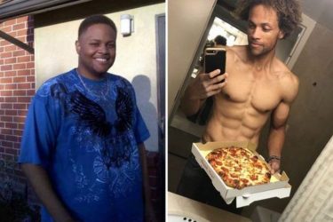 Εχασε 76 κιλά τρώγοντας πίτσες και γαριδάκια!