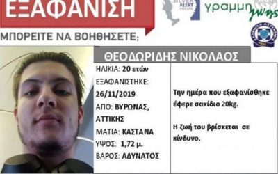 Εξαφάνιση Νικόλα Θεοδωρίδη: Ερευνες σε κοινόβια που αιχμαλωτίζουν νέους στη Δανία