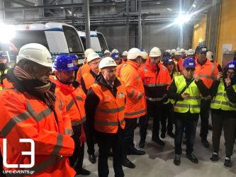Ο Γ.Γ. Υποδομών στο αμαξοστάσιο του Μετρό στην Πυλαία (ΒΙΝΤΕΟ & ΦΩΤΟ)