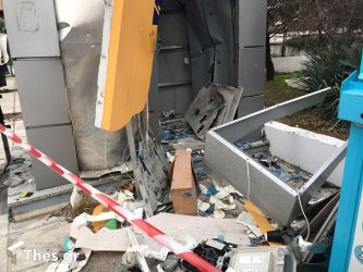Θεσσαλονίκη: Εκρηξη σε ΑΤΜ τράπεζας στο Φίλυρο