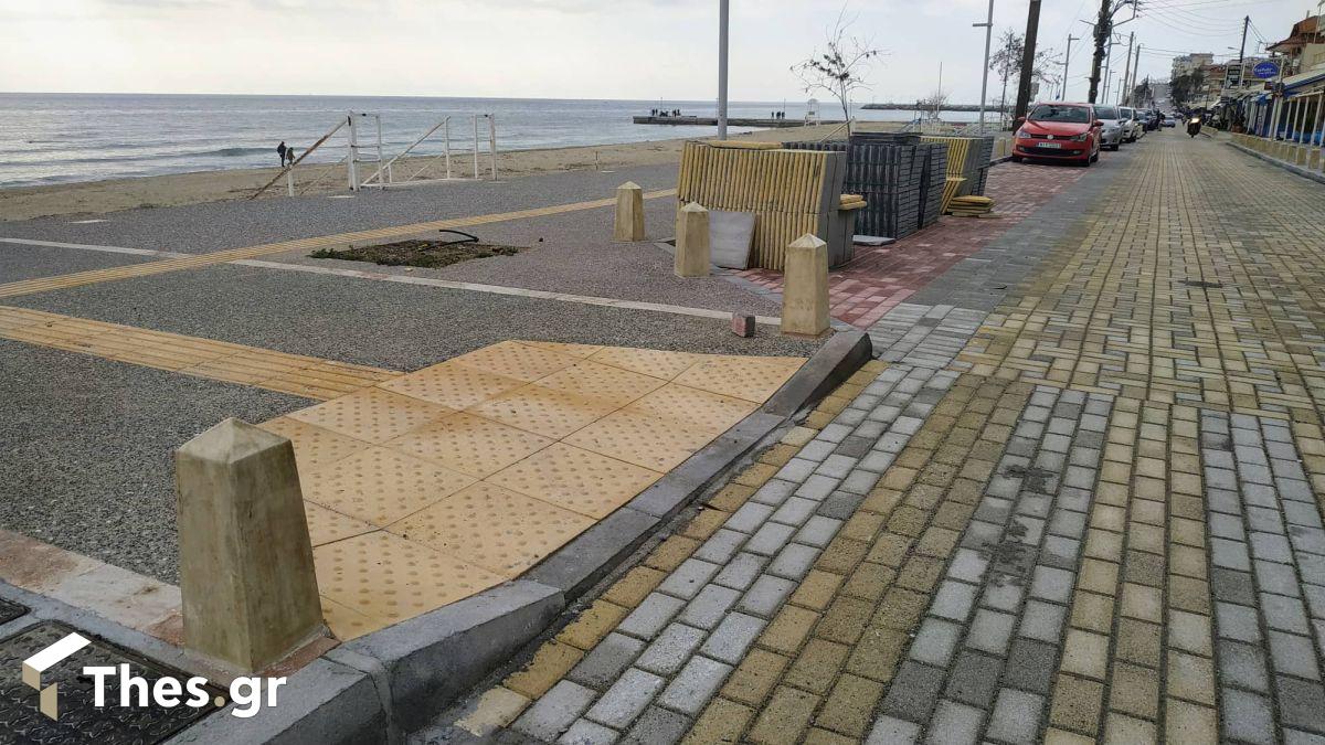 nea kallikrateia erga xalkidiki halkidiki χαλκιδικη καλλικρατεια έργα αναπλαση πεζοδρομια