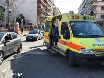 Θεσσαλονίκη: Τροχαίο με έναν τραυματία στον Περιφερειακό – Μηχανή τυλίχτηκε στις φλόγες