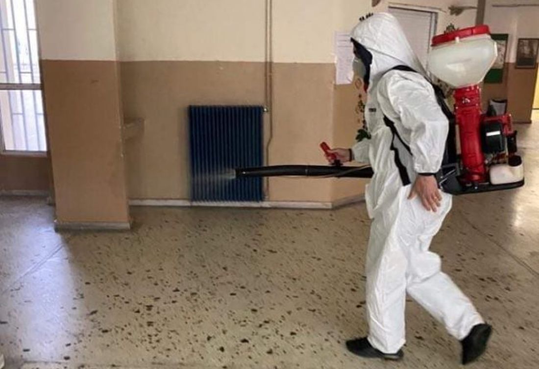 Δήμος Δέλτα σχολεία σχολείο απολύμανση