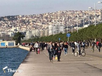 μέτρα συναθροίσεις παραλία Θεσσαλονίκη