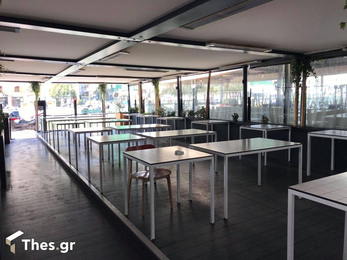 καταστήματα Θεσσαλονίκη αγορά πόλη κίνηση έρημη