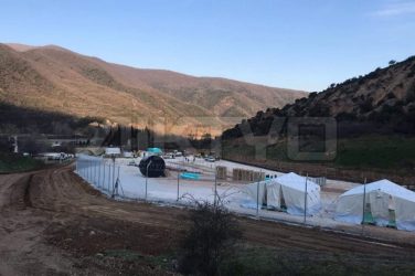 Στήνονται οι σκηνές στο Κλειδί Σιντικής (ΦΩΤΟ)