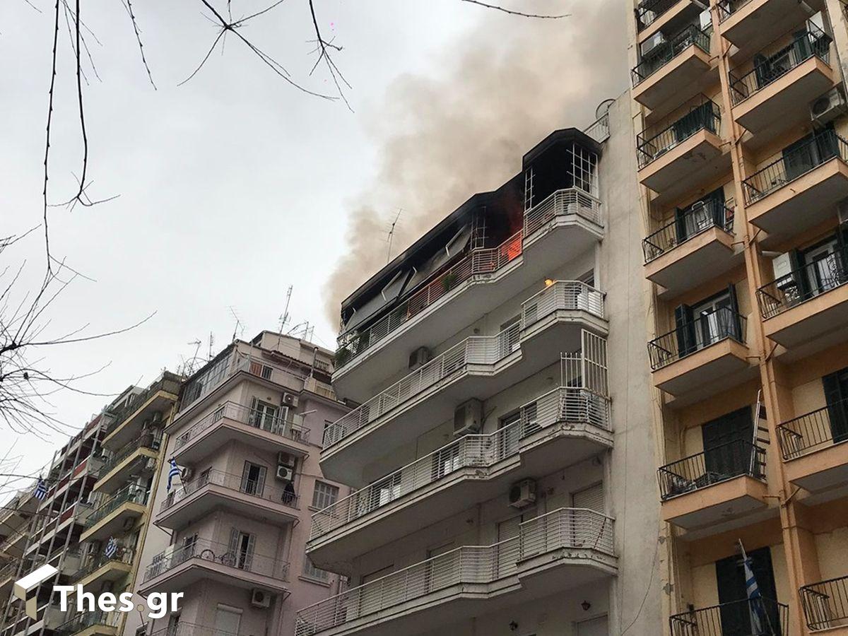 φωτιά Θεσσαλονίκη Σβώλου