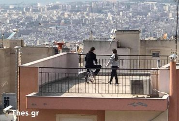 Θεσσαλονίκη: Η ποδηλατάδα στην εποχή της καραντίνας (ΦΩΤΟ)