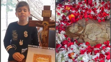 Ο μικρός Νικόλας ψάλλει “Η ζωή εν τάφω” και συγκινεί το διαδίκτυο (ΒΙΝΤΕΟ)
