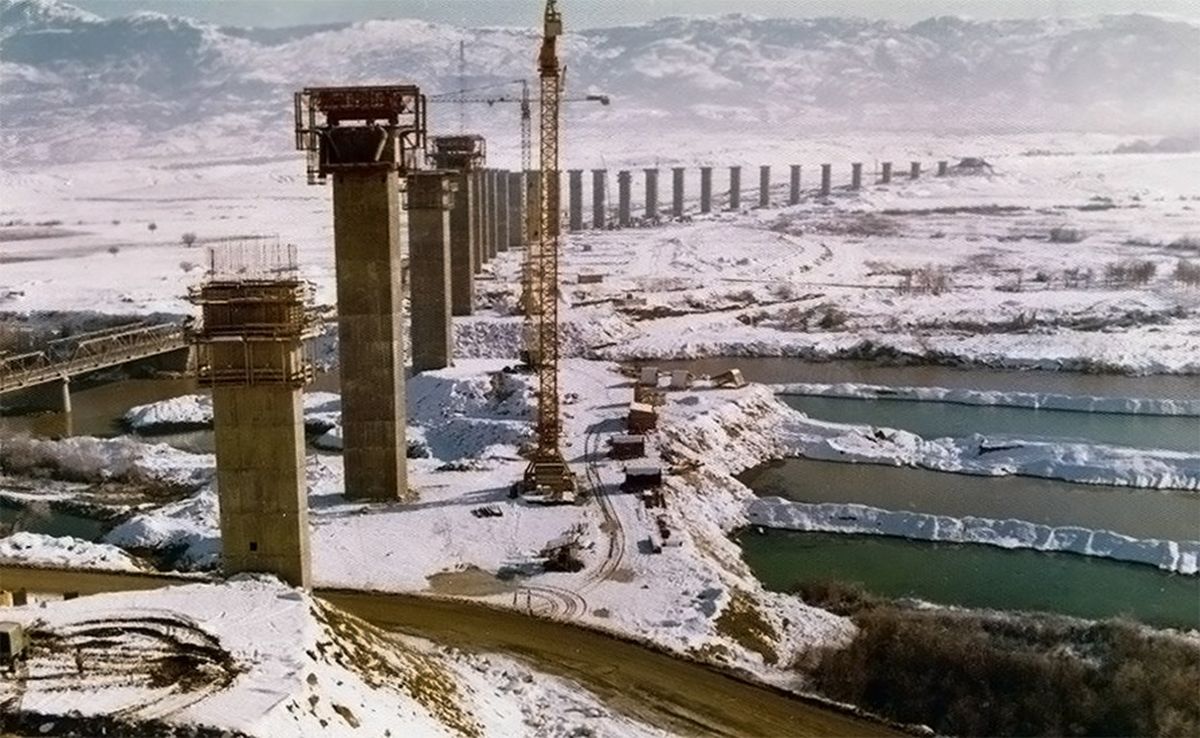 Γέφυρα Σερβίων λίμνη Πολυφύτου Νεράιδα Κοζάνη