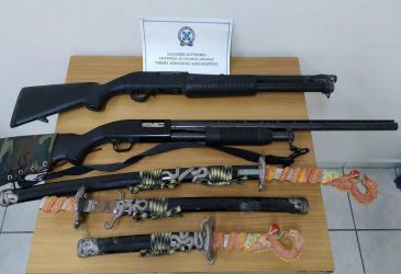 Ημαθία: Συνελήφθησαν τρεις για όπλα και… σπαθιά!