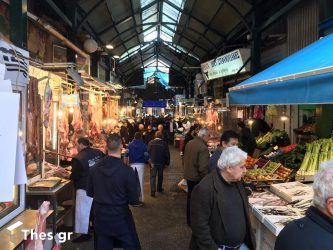 Θεσσαλονίκη: “Ζωντάνεψε” η αγορά Καπάνι (ΦΩΤΟ)