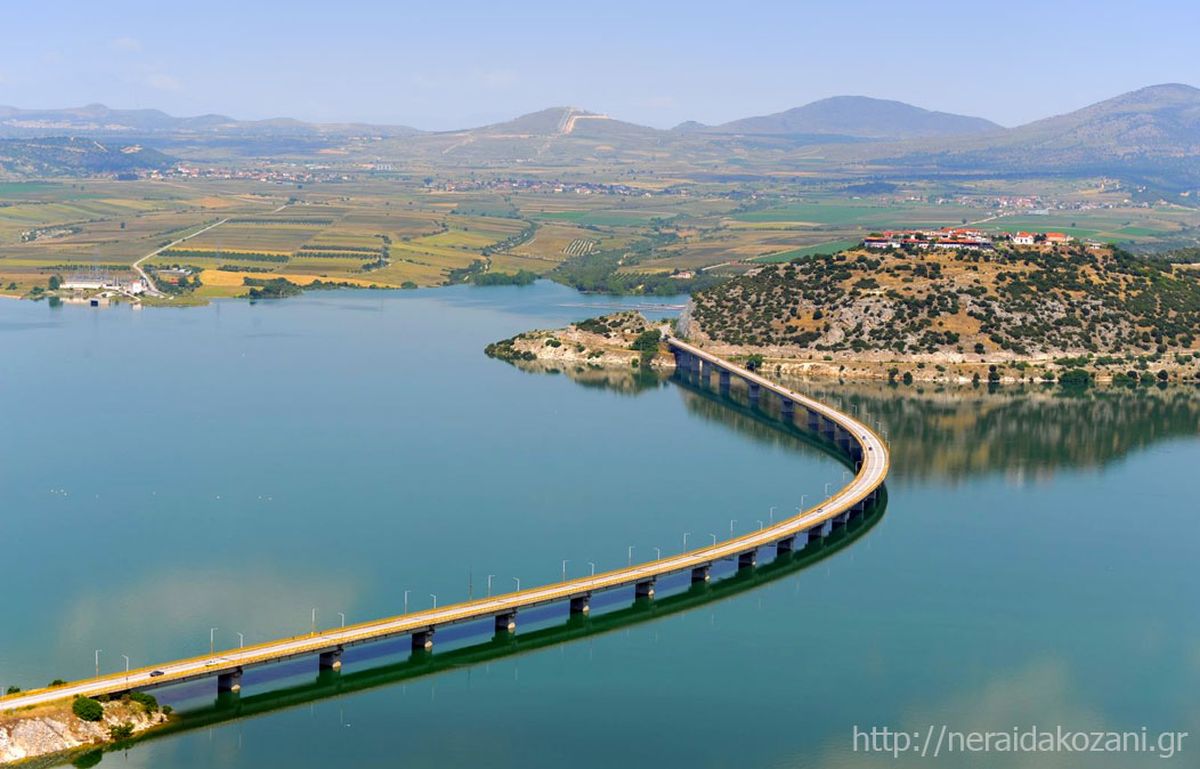 Γέφυρα Σερβίων λίμνη Πολυφύτου Νεράιδα Κοζάνη