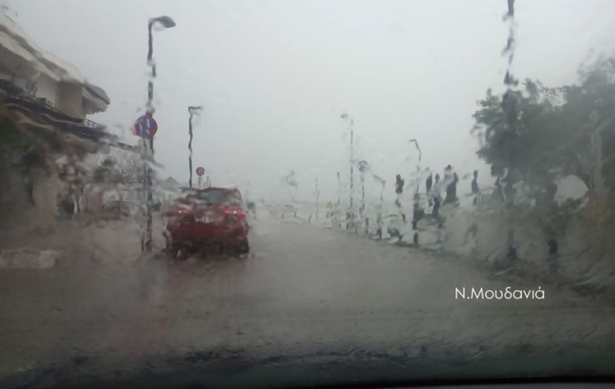 Χαλκιδική δρόμοι ποτάμια βροχή κακοκαιρία