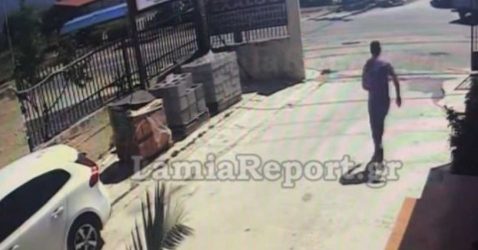 Ντοκουμέντο από σοκαριστικό τροχαίο με μηχανάκι στη Λαμία (ΒΙΝΤΕΟ)