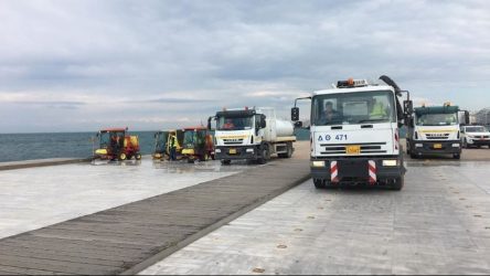 Θεσσαλονίκη: Απολύμανση στη Νέα Παραλία