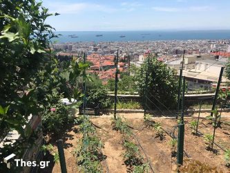 μπαλκόνι Θεσσαλονίκη θέα Ανω Πόλη Κάστρα