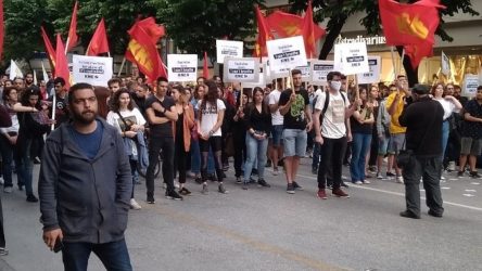 Πορεία διαμαρτυρίας στη Θεσσαλονίκη για τη δολοφονία Φλόιντ