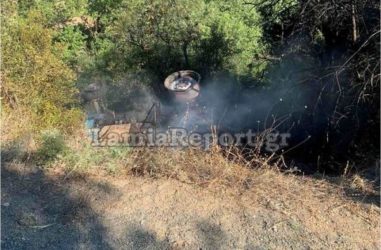 Τραγωδία: Εγκλωβίστηκε στο τρακτέρ του και κάηκε ζωντανός (ΦΩΤΟ)