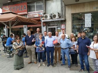 Θεσσαλονίκη: Εξόρμηση κλιμακίου του ΣΥΡΙΖΑ στους Αμπελόκηπους