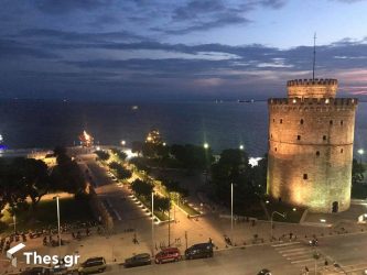 Φωτισμός σαν αυτόν της Ακρόπολης σε Λευκό Πύργο και Τείχη της Θεσσαλονίκης