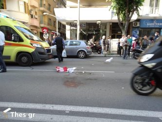 Θεσσαλονίκη: Φορτηγάκι παρέσυρε γυναίκα στην Καραμανλή