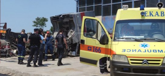 Σέρρες: Τραγικό δυστύχημα σε συνεργείο (ΒΙΝΤΕΟ & ΦΩΤΟ)
