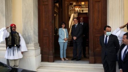 Σακελλαροπούλου – Αναστασιάδης συζήτησαν για την τουρκική προκλητικότητα