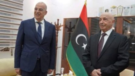 Συζήτησε με τον πρόεδρο της λιβυκής Βουλής ο Νίκος Δένδιας