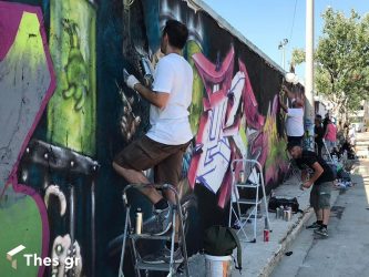 Χαλκιδική: Φεστιβάλ graffiti στα Μουδανιά (ΒΙΝΤΕΟ & ΦΩΤΟ)