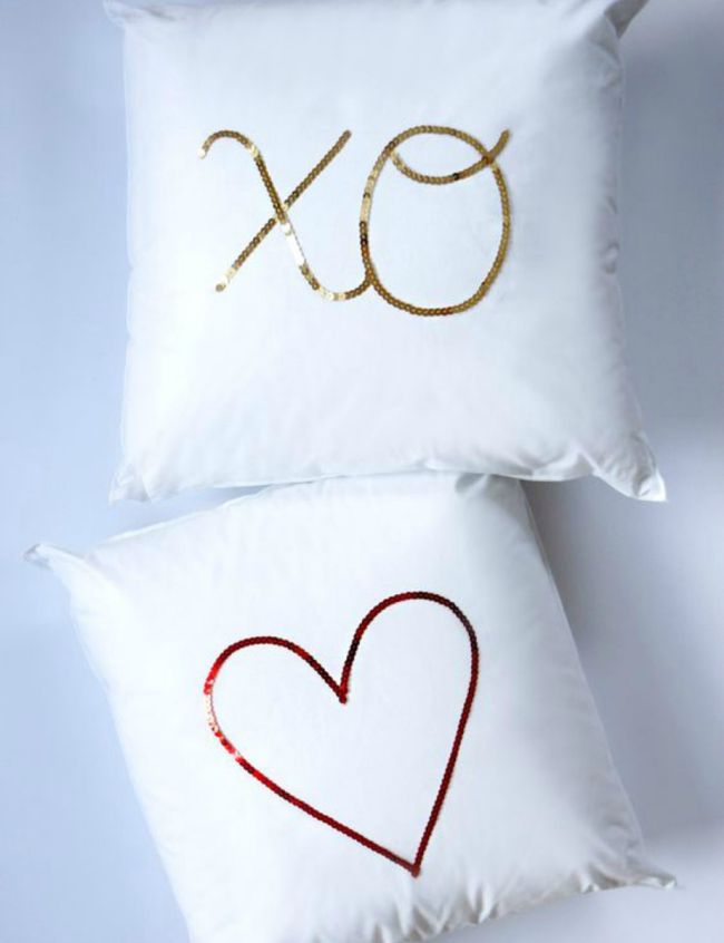 μαξιλάρι παγέτες DIY