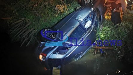 Τραγωδία: Δυο νεκροί από πτώση αυτοκινήτου μέσα σε αρδευτικό κανάλι