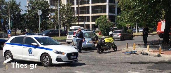 Θεσσαλονίκη: Τροχαίο στη Νεάπολη – Ενας τραυματίας