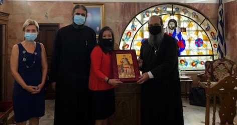 Τον Αγιο Δημήτριο επισκέφθηκε η νέα Πρέσβης των ΗΠΑ στην Θεσσαλονίκη (ΦΩΤΟ)
