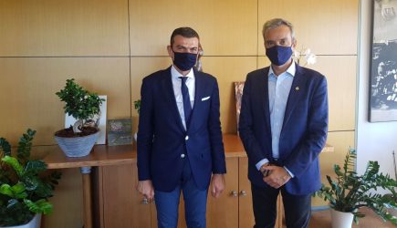 Συνάντηση του προέδρου του Συνεταιρισμού “Ηρακλής” με τον Κωνσταντίνο Ζέρβα